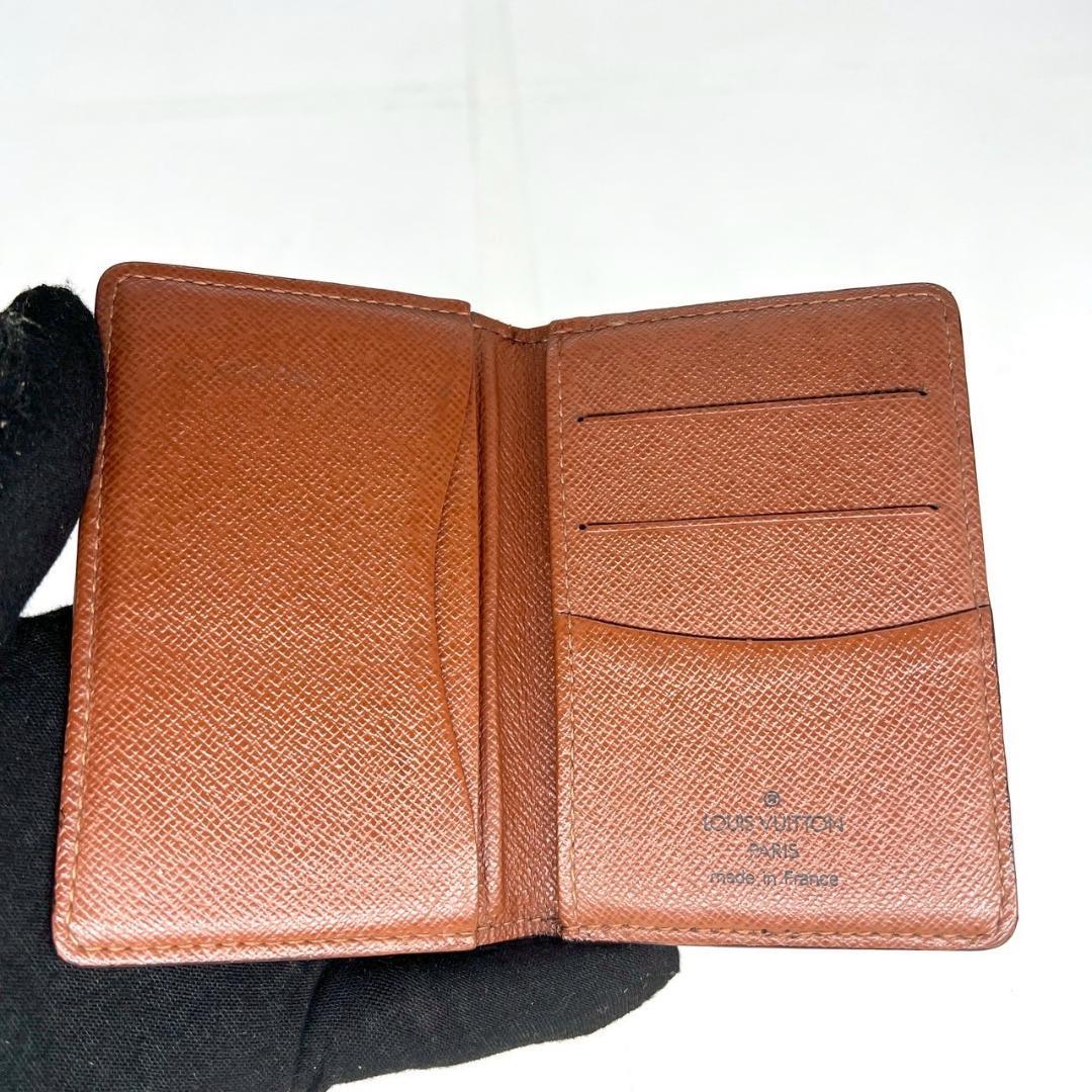 【美品】ルイヴィトン 名刺入れ オーガナイザードゥポッシュ モノグラム