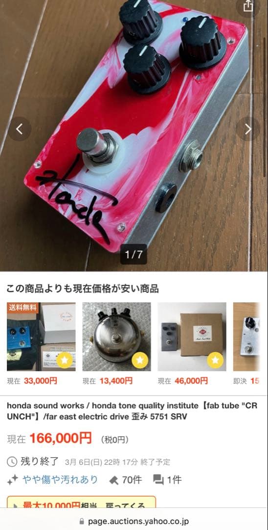 ギター honda tone quality institute fab crunch