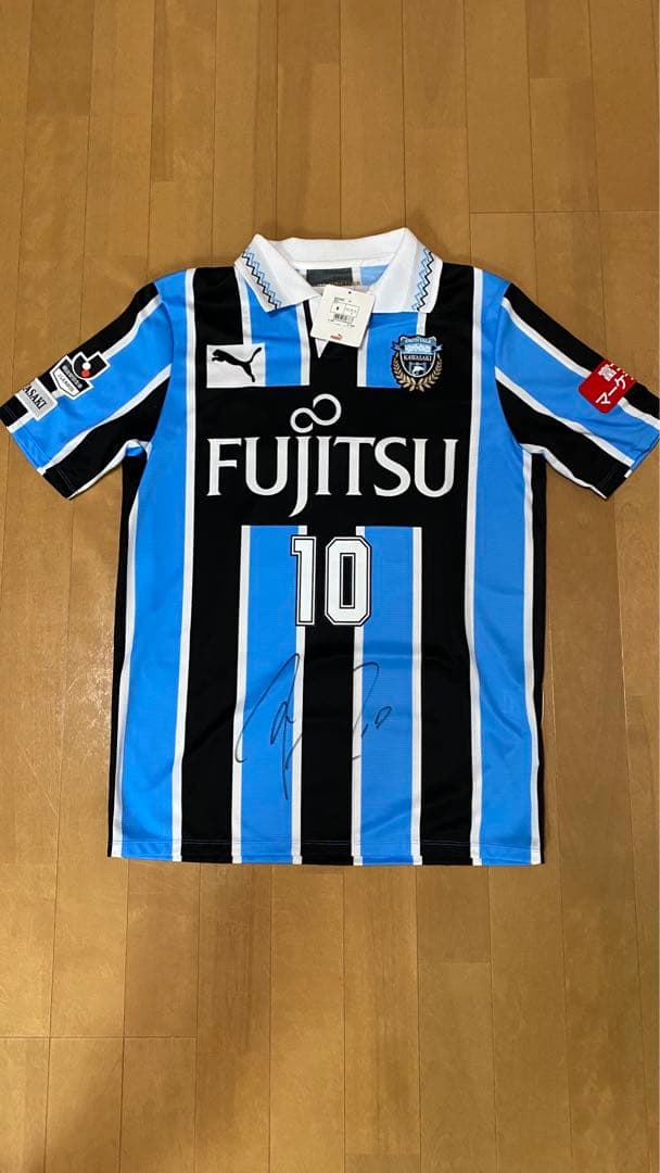 【新品未使用】川崎フロンターレ 2016 ユニフォーム 大島僚太 サイン入り！