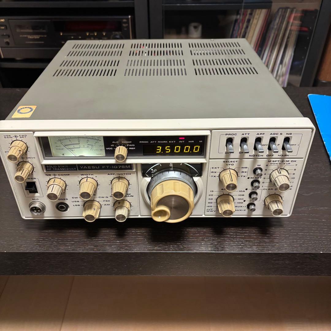 YAESU　FT-107SM 動作品　取扱説明書付　八重洲無線株式会社