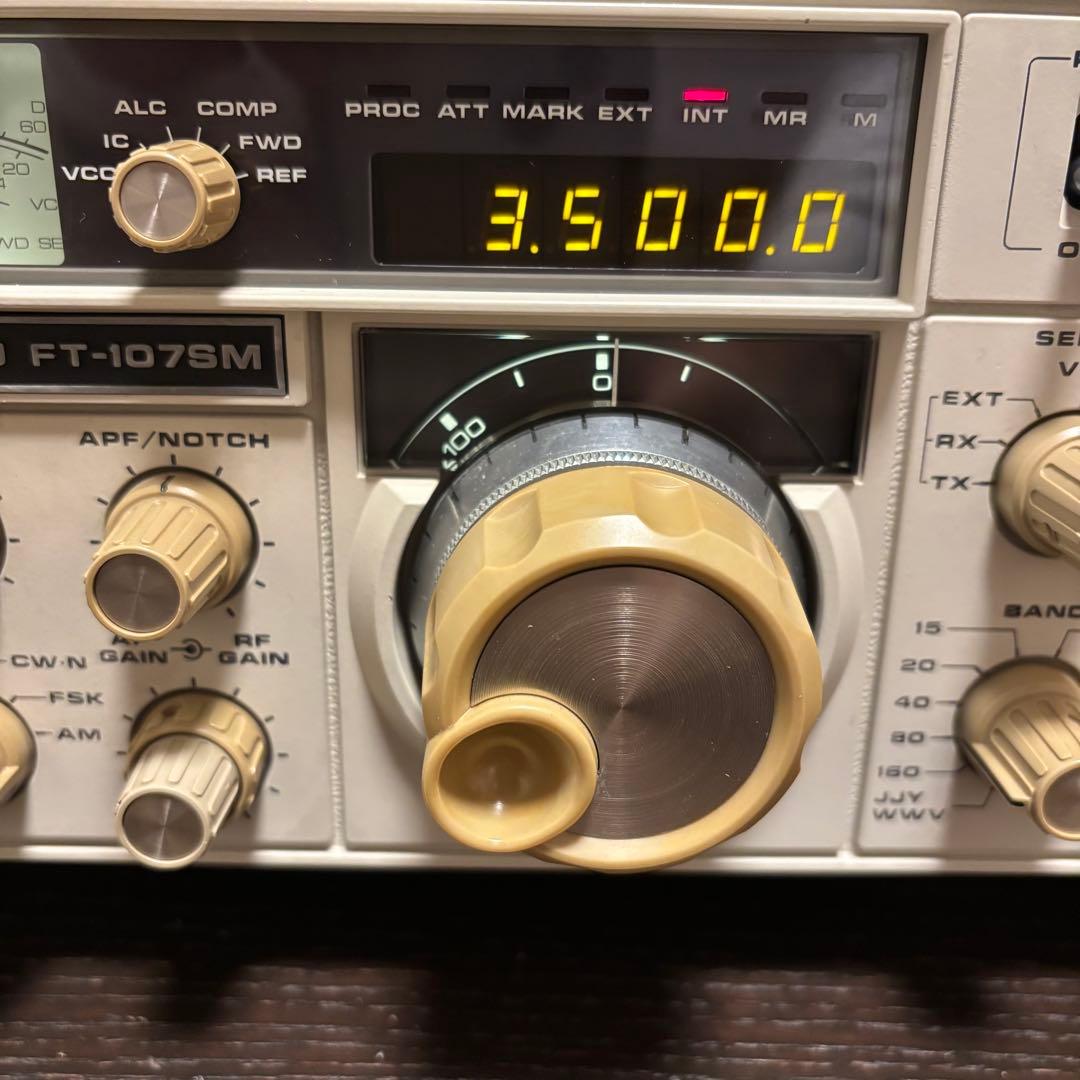 YAESU　FT-107SM 動作品　取扱説明書付　八重洲無線株式会社