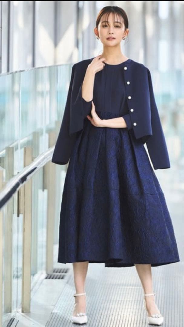 ruirue 可愛い　ワンピース　ジャガード