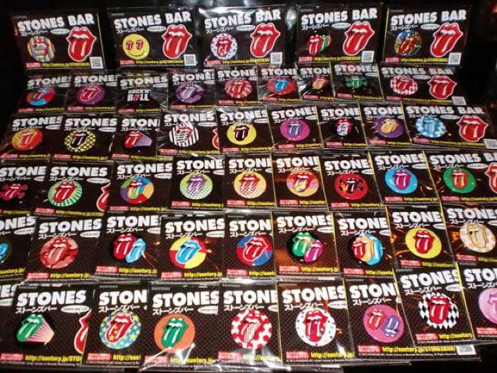 非売品！ ストーンズバー 缶バッジ 全50個　ローリング・ストーンズ　グッズ