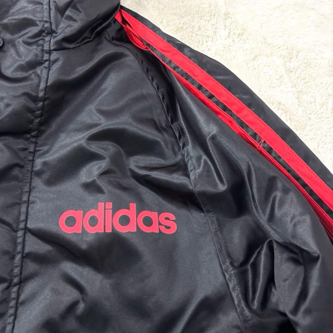 入手困難 80s デサント社製 adidas フード ベンチコート トレフォイル