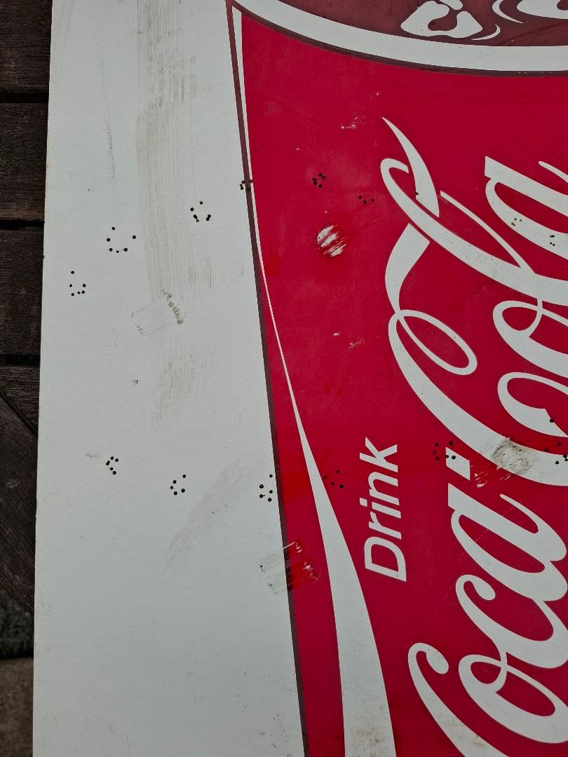 Coca-Cola コーラ ビッグカップ看板 昭和レトロ