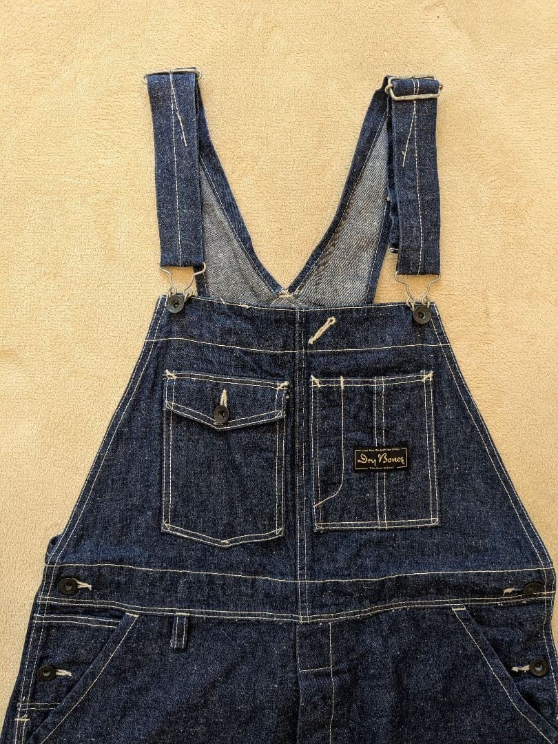 Dry Bones デニムビブオーバーオール Mサイズ