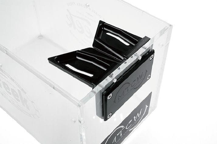 ワカサギ用　針外し　アルミ切削　溝幅調整ギミック MTCW　ガンメタ