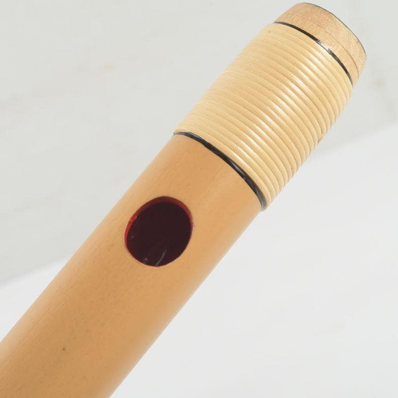 和楽器　木管楽器　獅子田竹渓作　篠笛　竹笛　袋付　N　9781