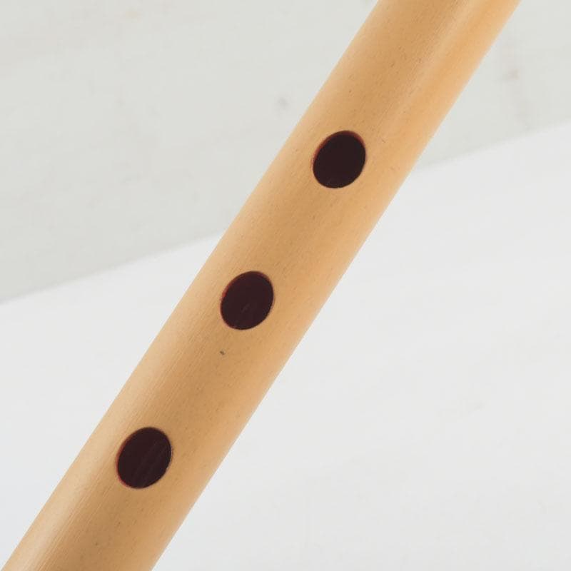 和楽器　木管楽器　獅子田竹渓作　篠笛　竹笛　袋付　N　9781