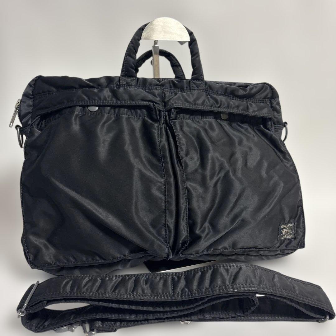 PORTER ポーター タンカー 2way ブリーフケース 黒 ナイロン A4