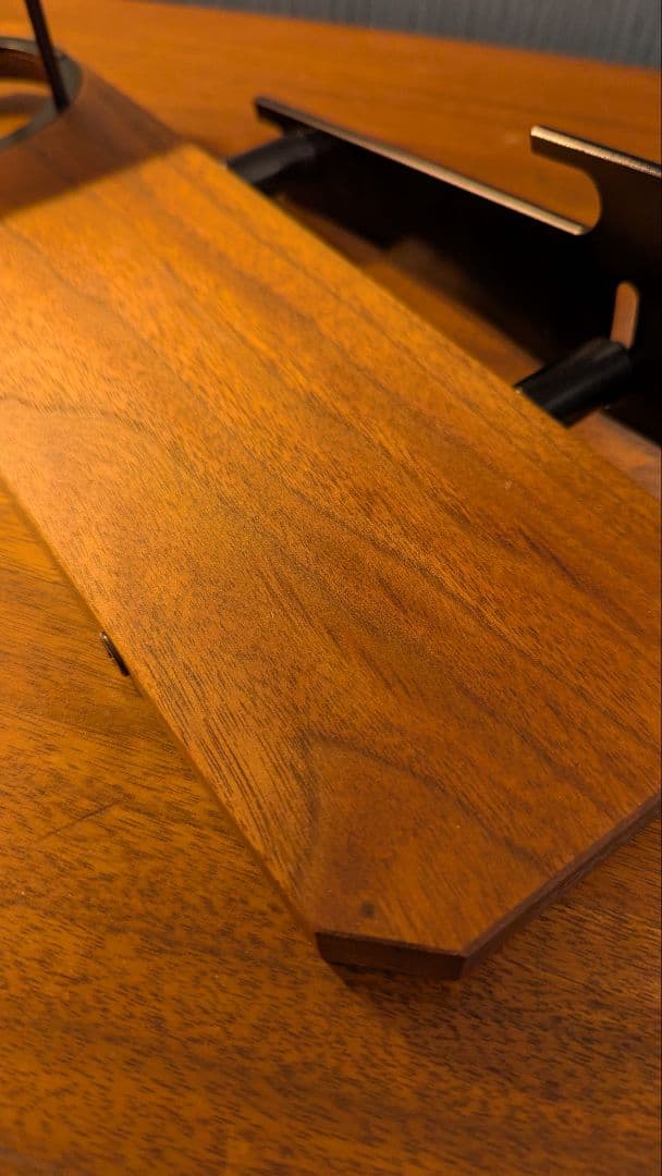 INAVANCE ウォールナット ワンズテーブル アルマイト ブラック