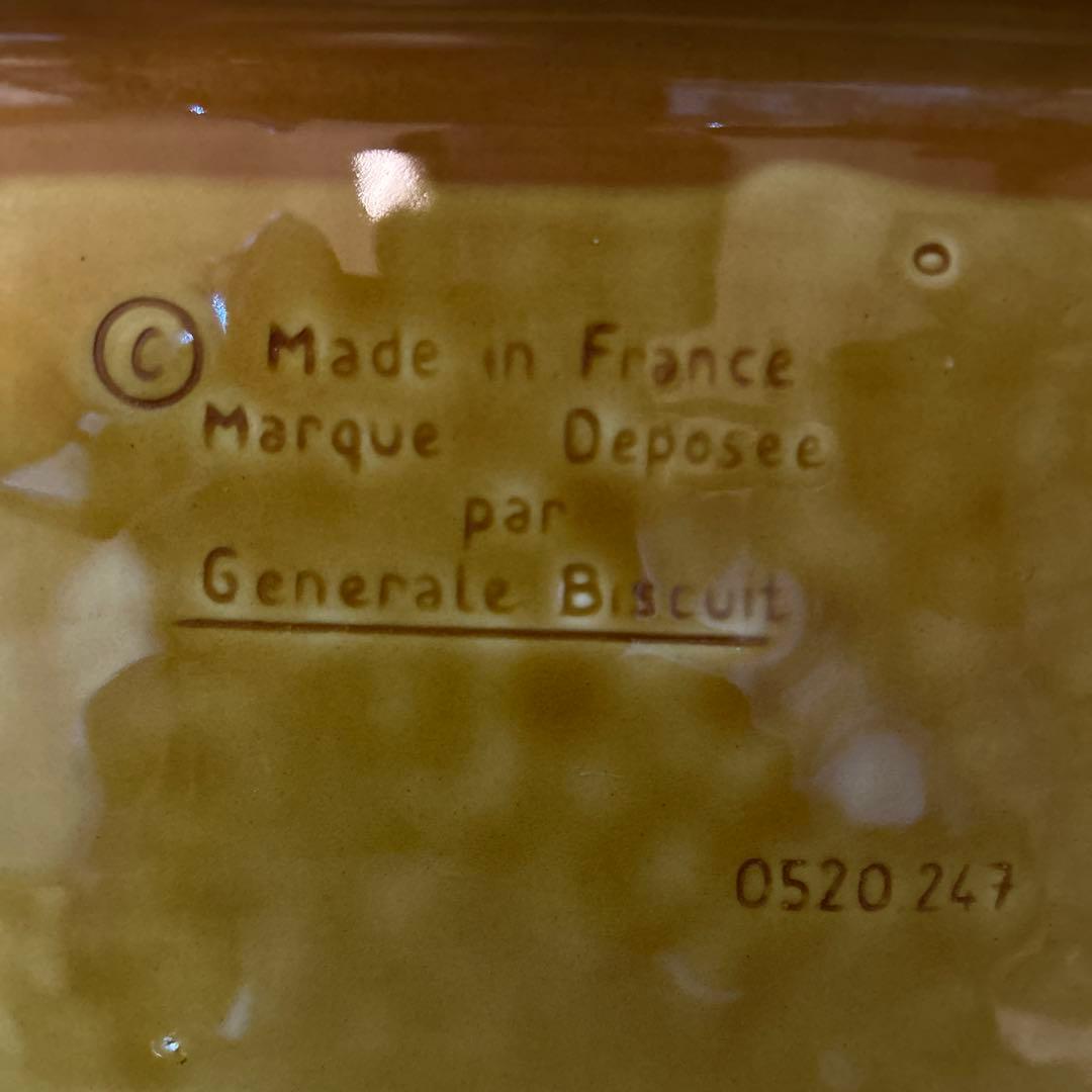 大幅お値下げ、LU PETIT-BEURRE ビスケット陶器プレート、美品！