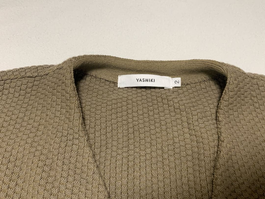 【2】YASHIKI ヤシキ　Namioto Vest ベスト　Vネック