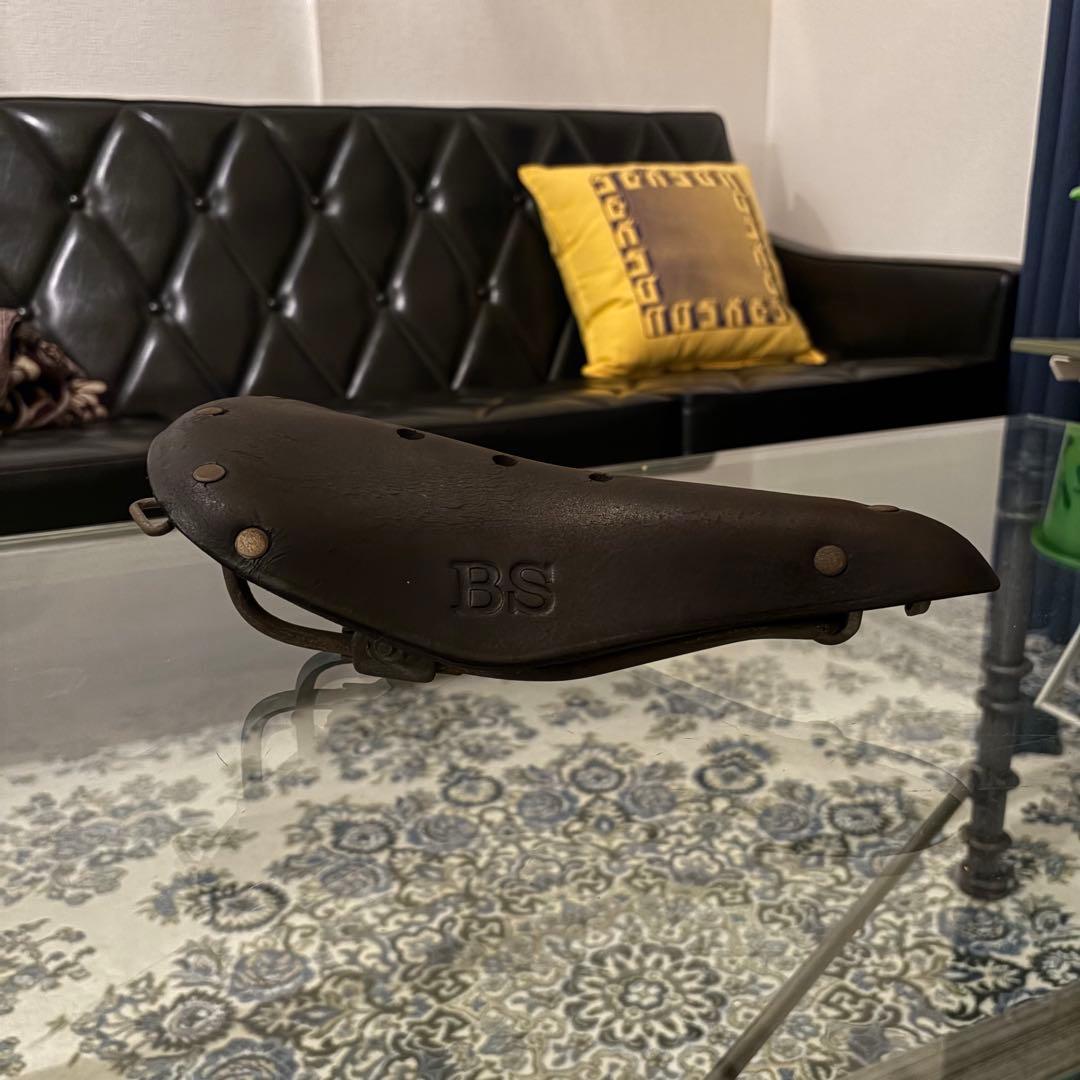 BS 皮サドル　当時物