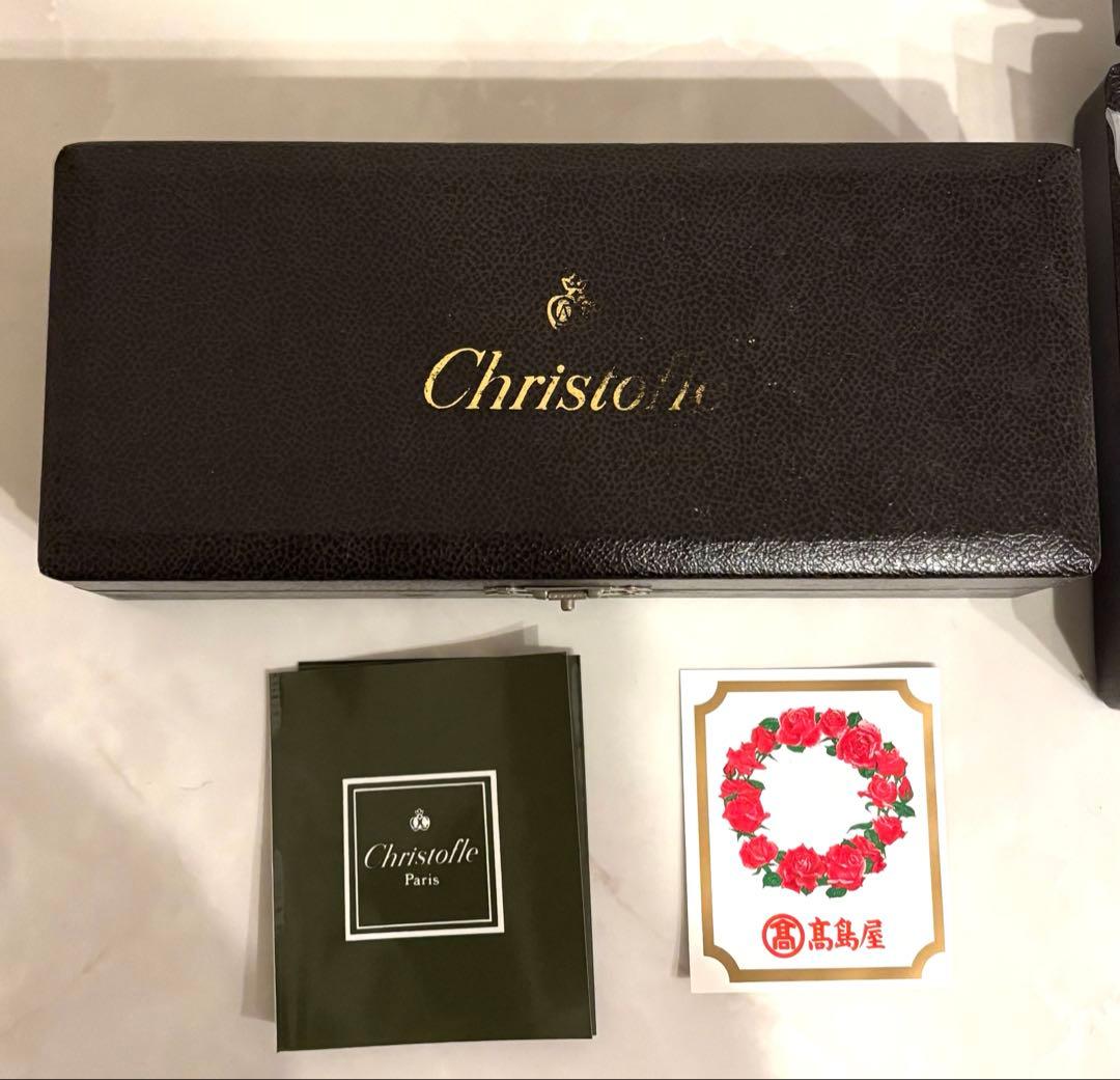 クリストフル■デザートフォーク６本セット■大人気の『マルリー』■4本➕2本　2箱