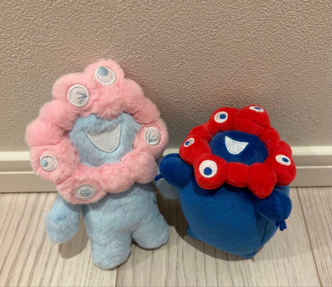 ミャクミャク　パステル　もっちり横　マスコット2個セット