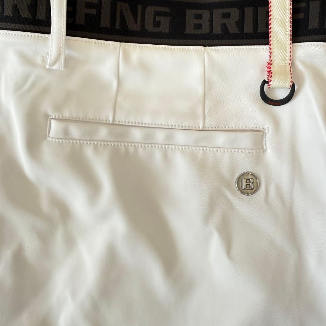 極美品　ブリーフィングゴルフ　パンツ　白　L〜XL相当 春夏　センタープレス