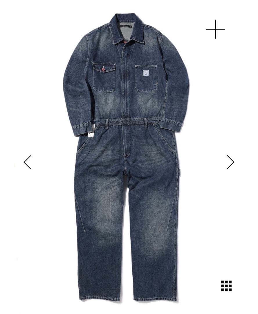 CUNE WORK つなぎ デニム 加工