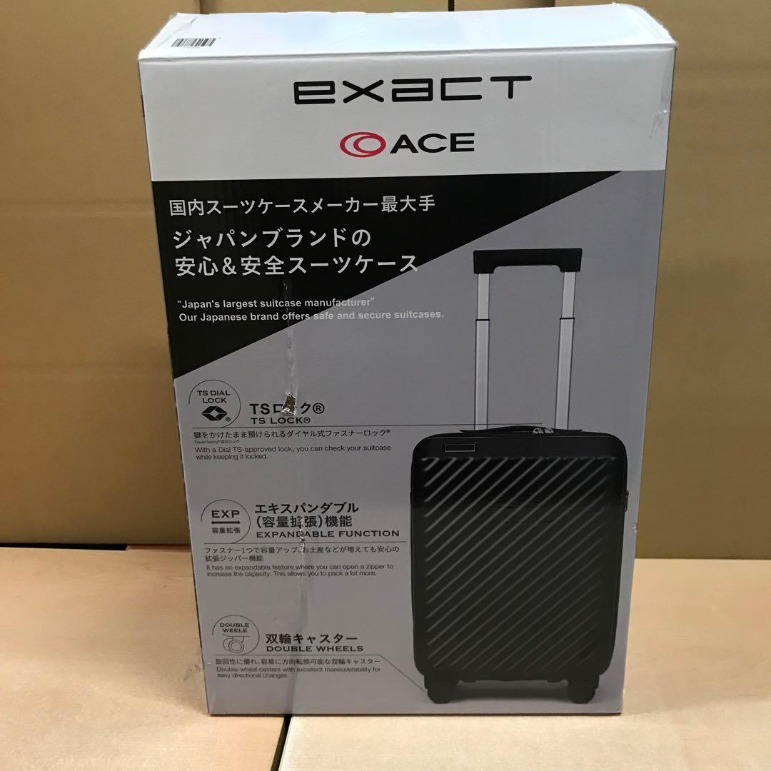 ACE エース イグザクト 機内持込みサイズ スーツケース（拡張機能付）ブラック