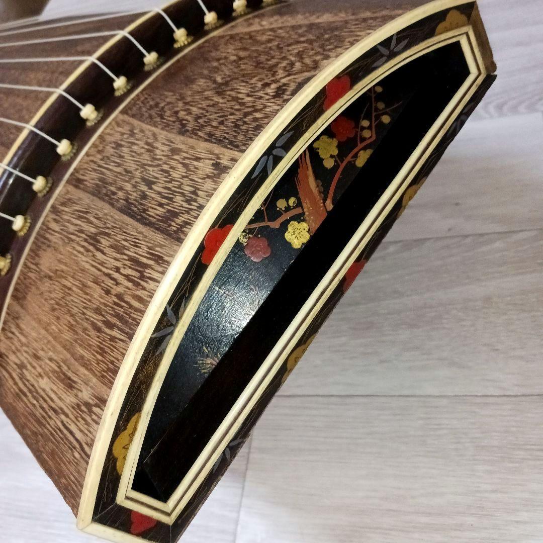 お琴 十三弦 和楽器 弦楽器 桐 刺繍 184cm