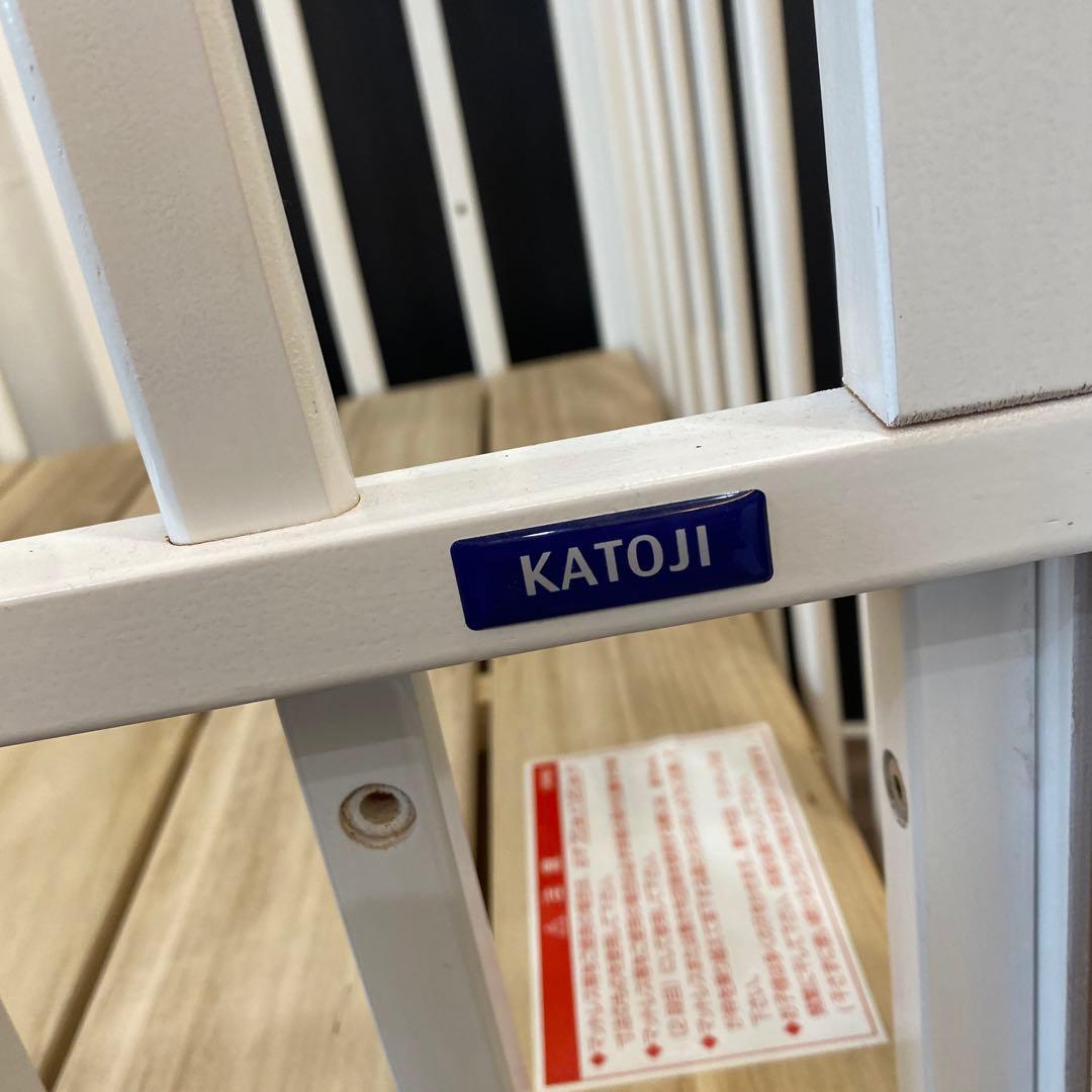 ベビーベッド　120×70 70×120 マットレス付き　カトージ　KATOJI