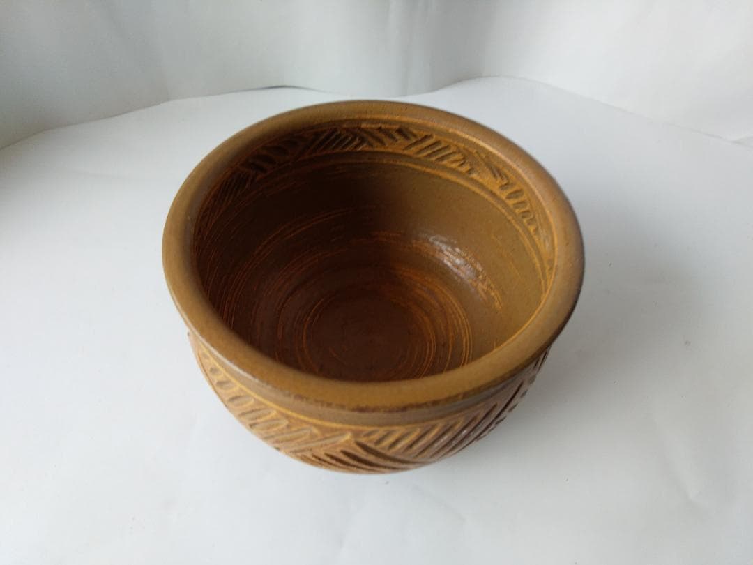 平安 健二 彫三島 建水 湯こぼし 茶道具 茶器 新品 未使用 です。