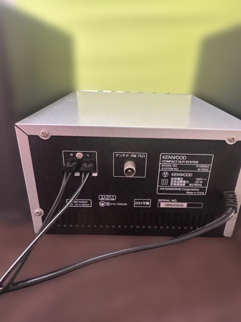 KENWOOD ミニコンポ meb50 リモコン付き