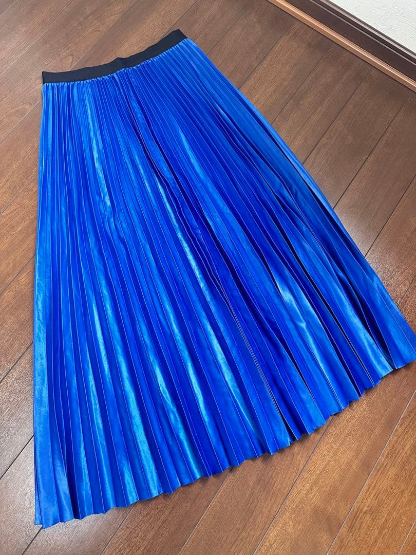 08sircus サテンプリーツスカート