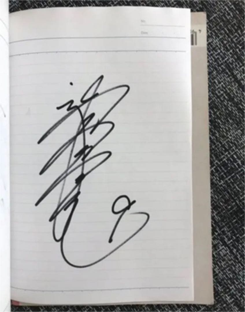 【大特価！58人分セット】直筆サイン　大学ノート