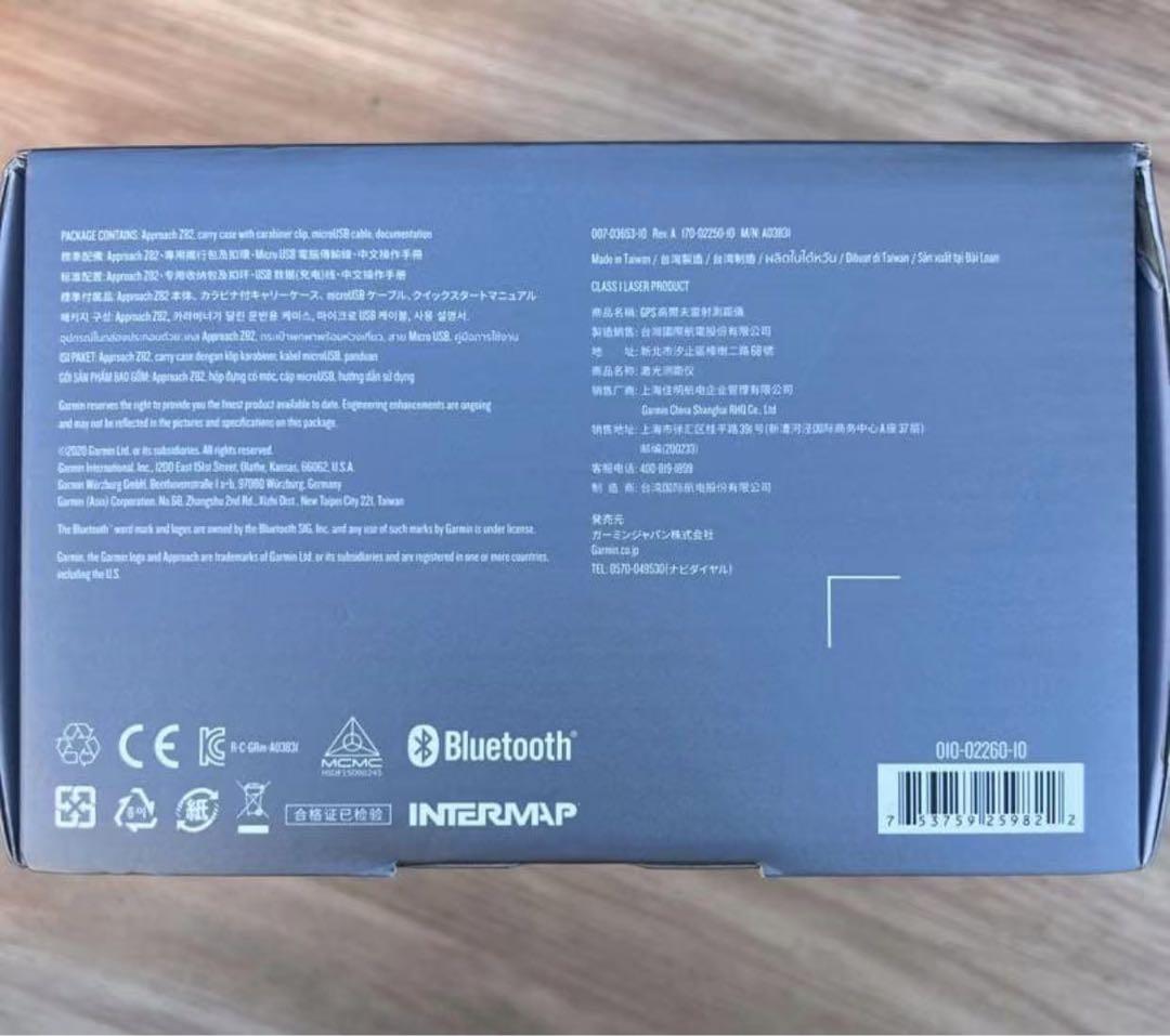 GPS内蔵ゴルフ用距離計 GARMIN APPROACH Z82