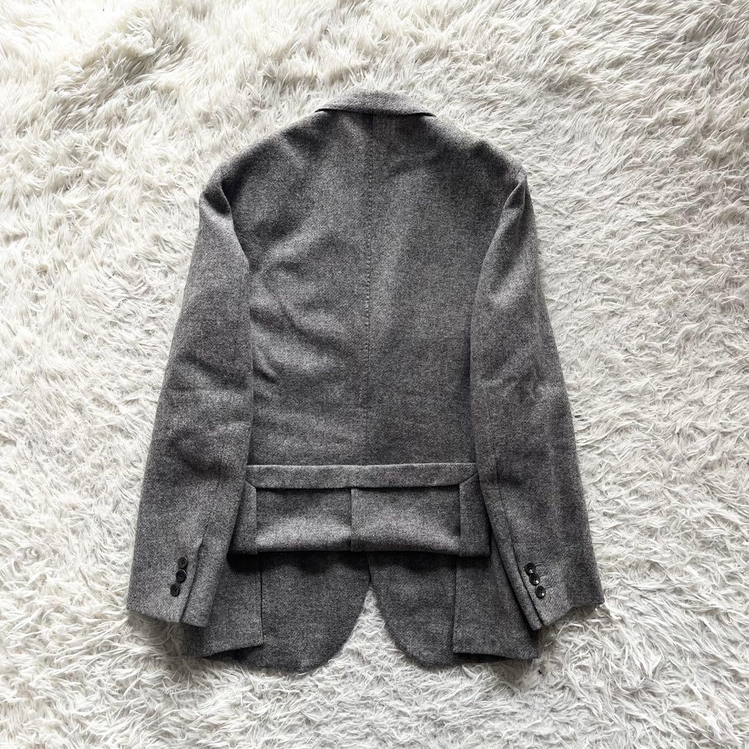 <美品>BOGLIOLI dover ツイード グレージュ ジャケット 46