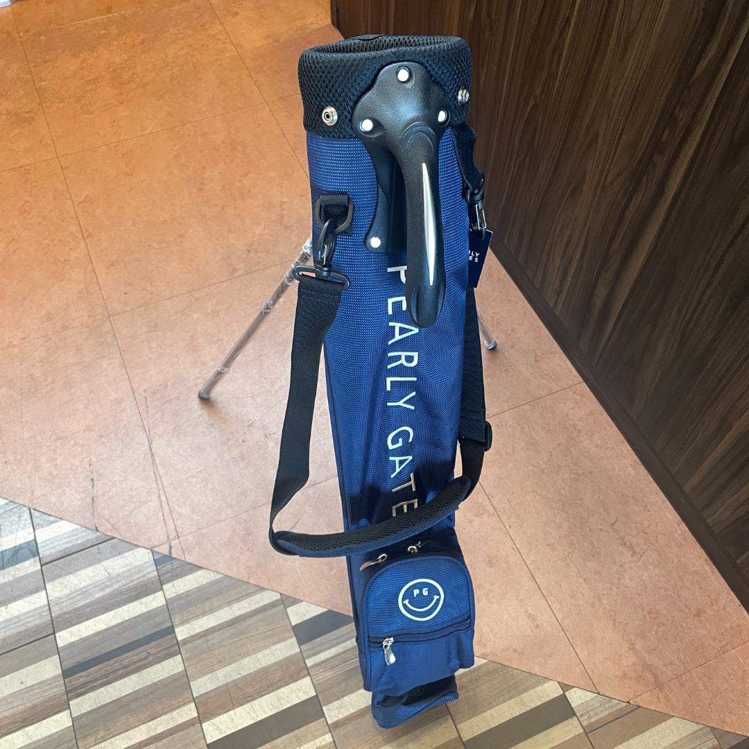 【新品未使用】パーリーゲイツ　セルフスタンドバッグ 肩掛けベルト付き