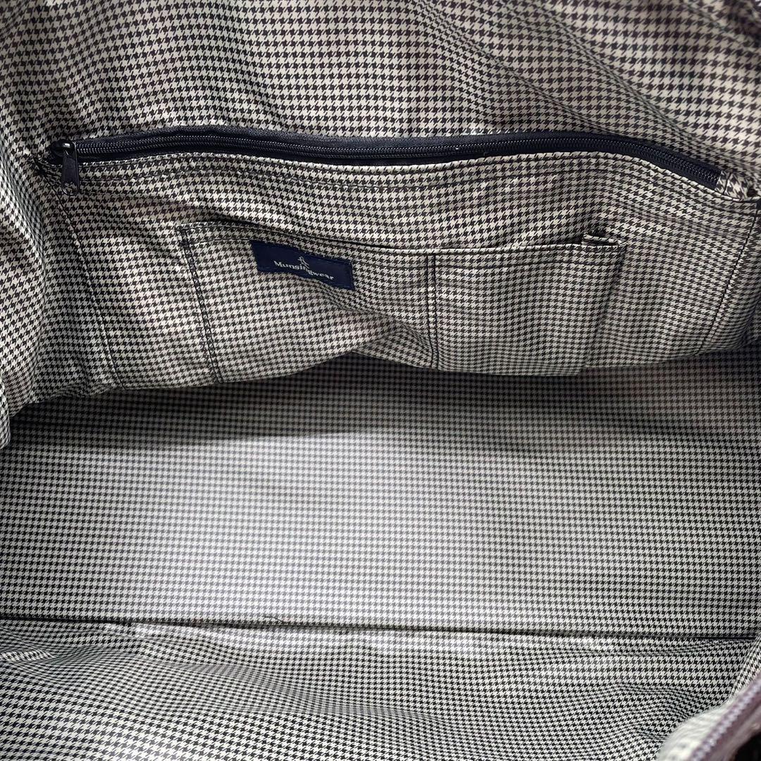 未使用級✨マンシングウェア ゴルフバッグ ナイロン 2way 茶