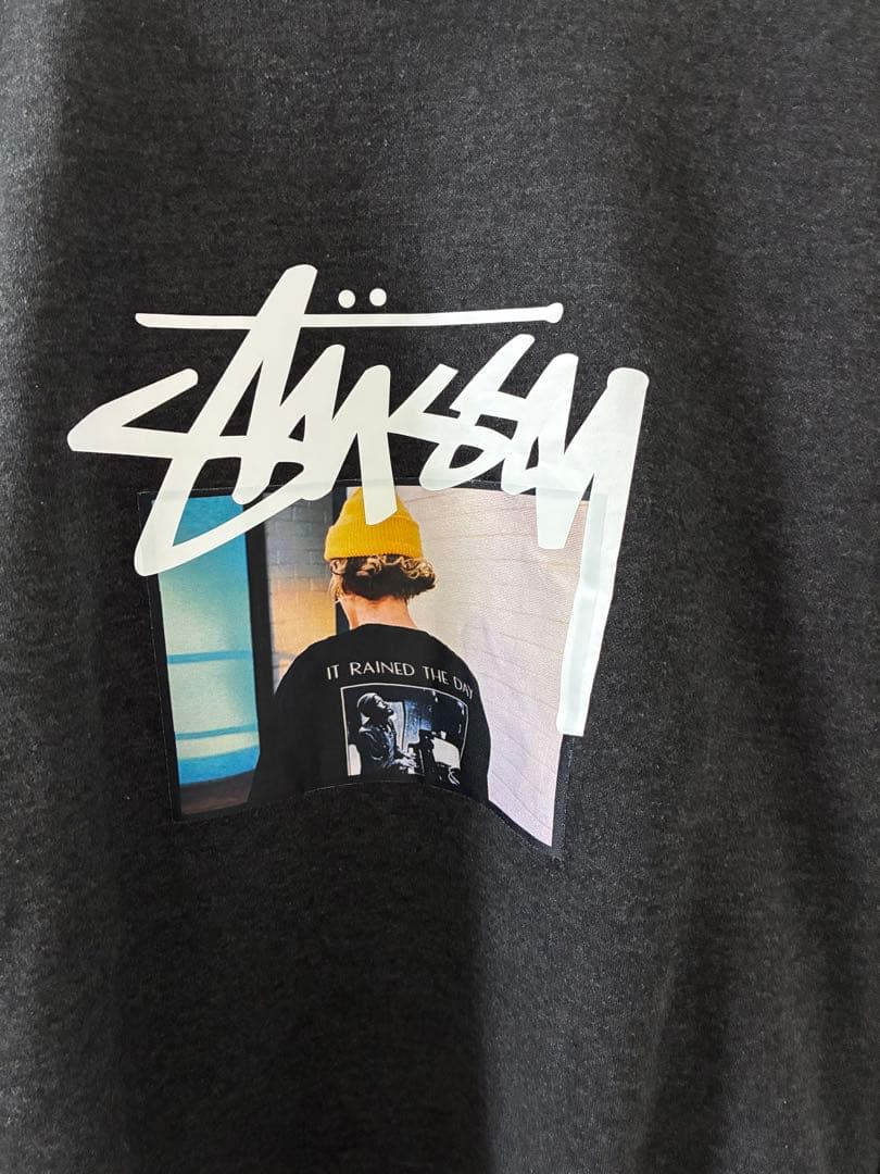 ステューシーStussy スウェット Lサイズ　チャコールグレー