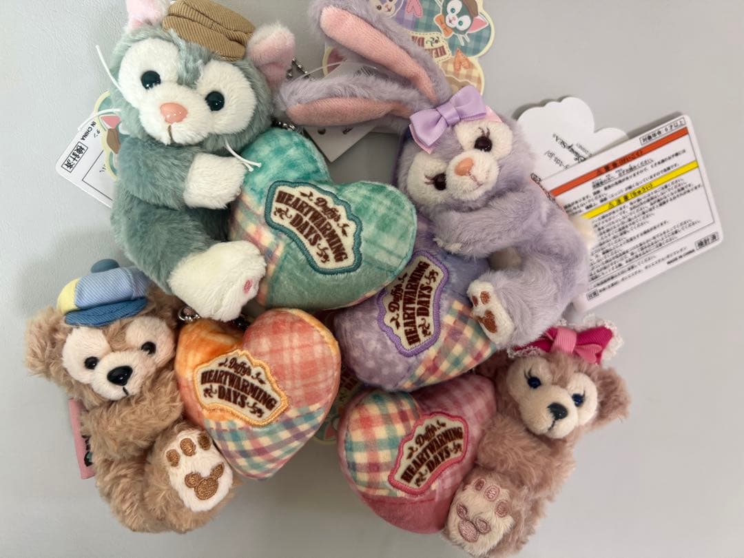 ダッフィーフレンズ　ぬいぐるみストラップ　ハートウォーミング•デイズ　2018