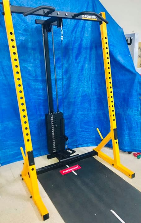 パワーテック社ハーフラック(WB-HR16)専用　ラットロー 奥柱・スタック式