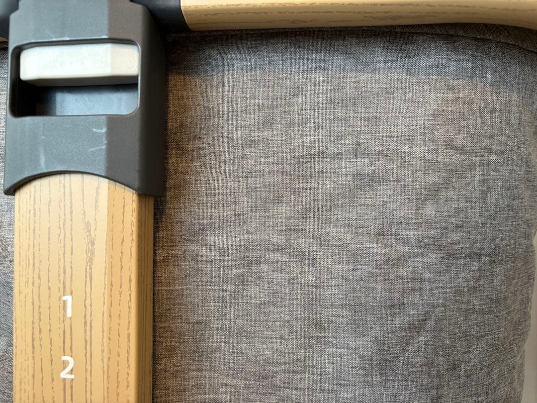 【美品】2023年購入　HZDMJベビーベッド グレー