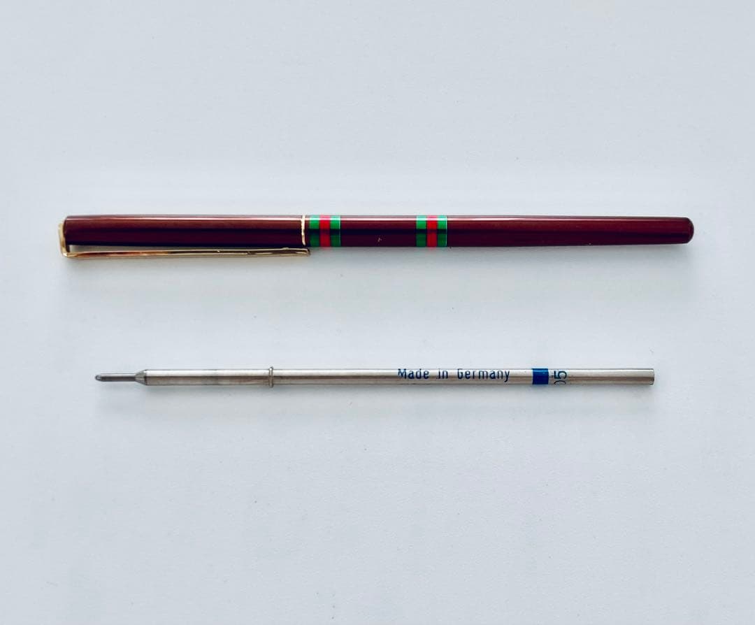 イタリア製◆グッチ 高級ボールペン GUCCI ブラウン軸 ヴィンテージ