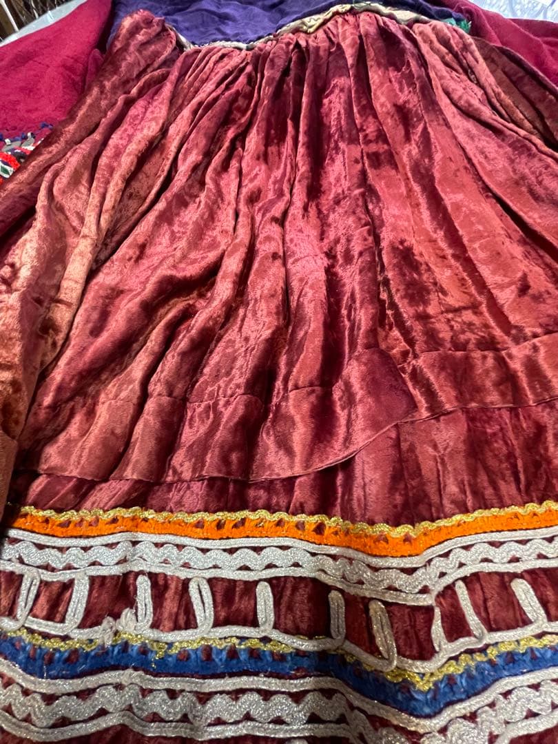 値下げ激レア！ビンテージ/アフガン民族衣装ドレス[YA]