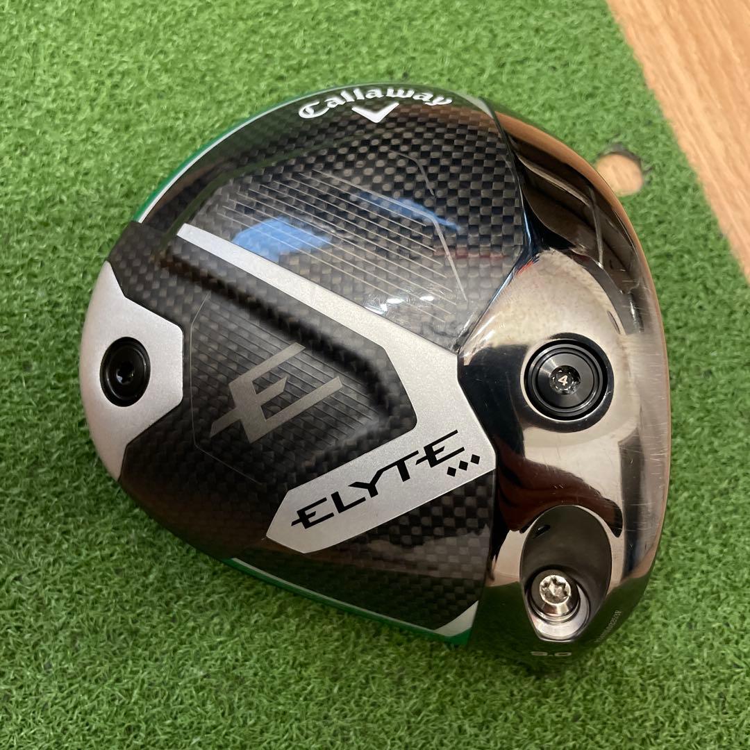 キャロウェイ エリート トリプルダイヤモンド ドライバー ヘッドのみ ウエイト付