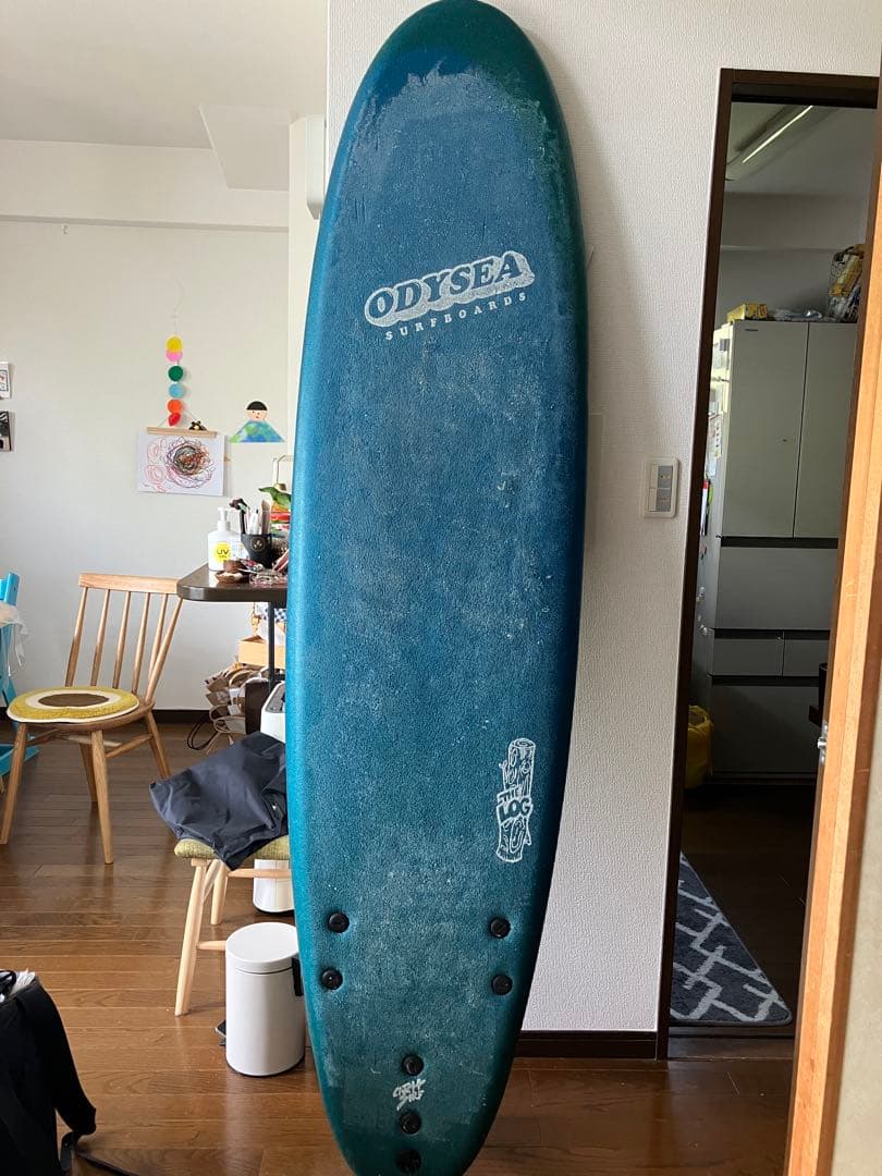 青緑色　Catch surf log 7ft Odysea