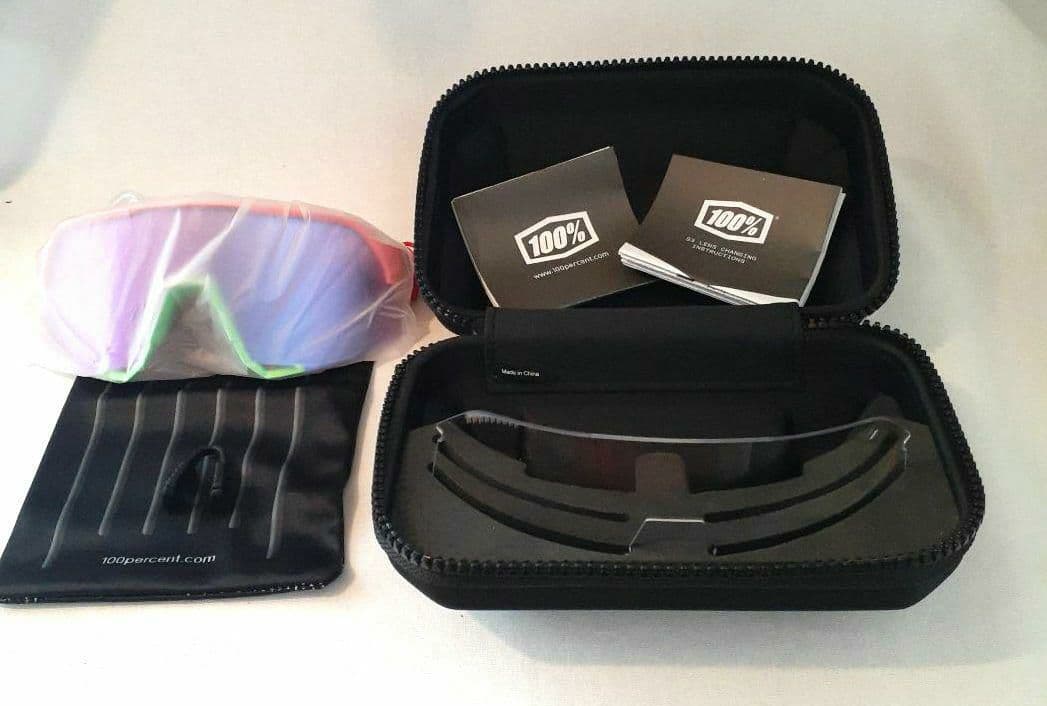100% S3 ネオンピンク パープルミラーレンズ