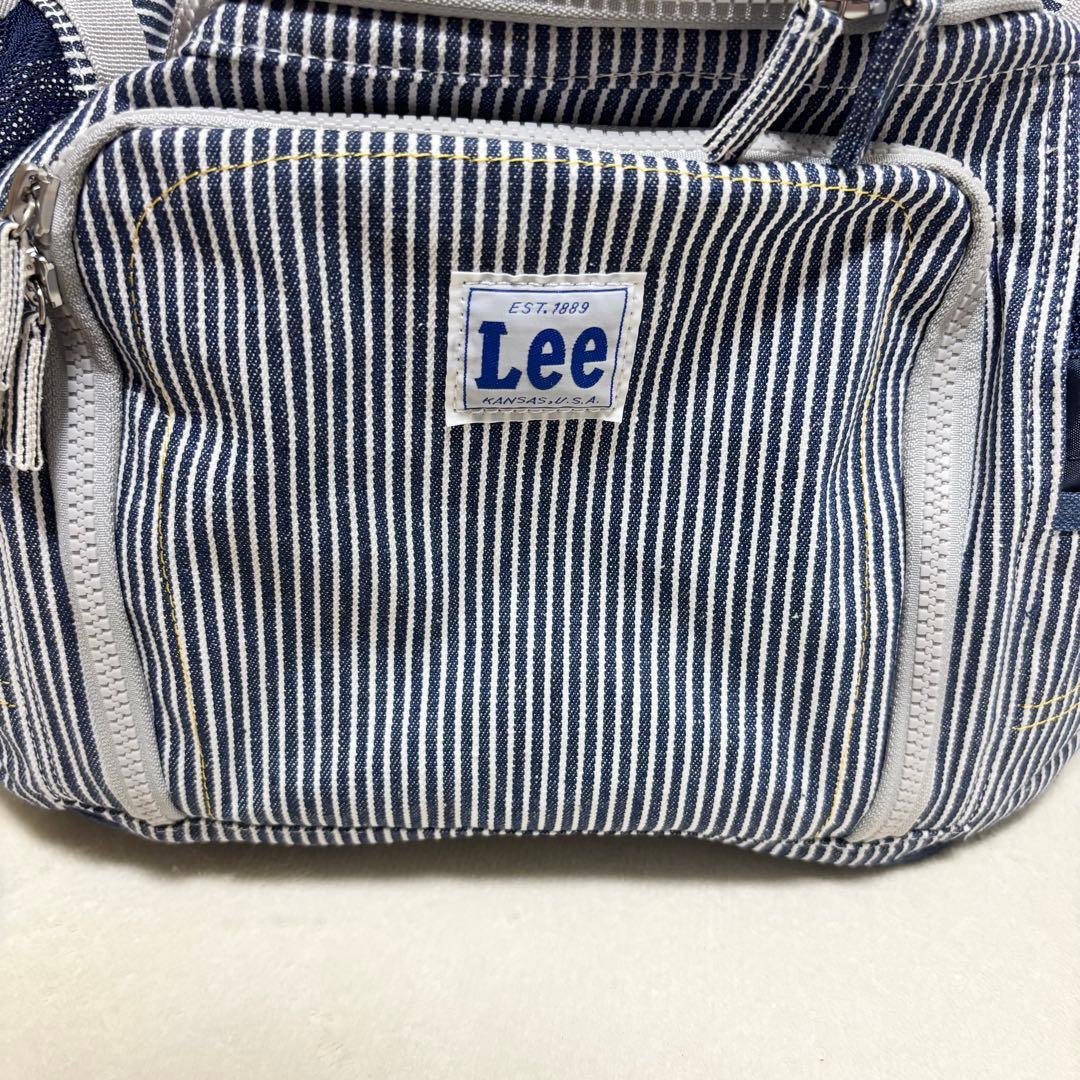 Lee【リー】ハグ＆リュック キャリーバッグ 《ヒッコリー柄》 S