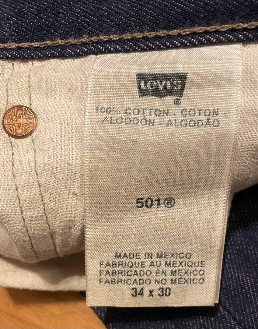 Levi's 501XX デニムパンツ W34 L30 メキシコ製 4093