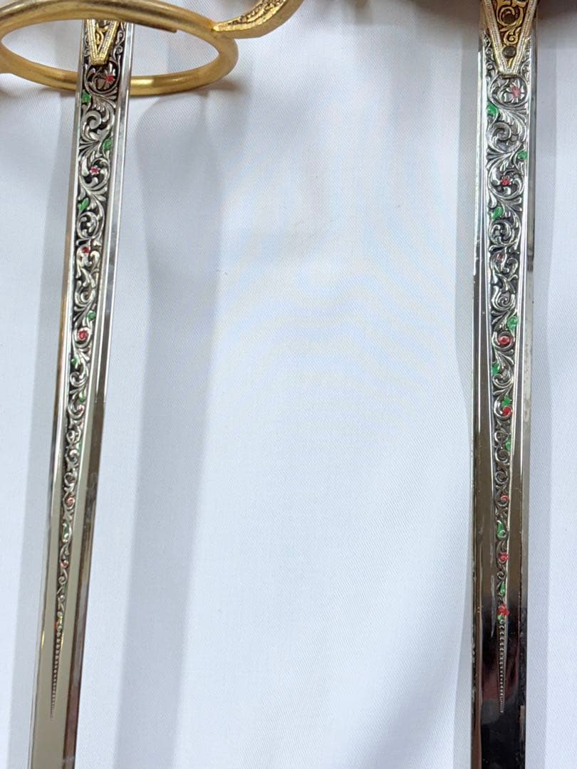 レイピア 細剣 西洋 剣 片手剣 武具 模造刀 コスプレ 合皮鞘 2本セット