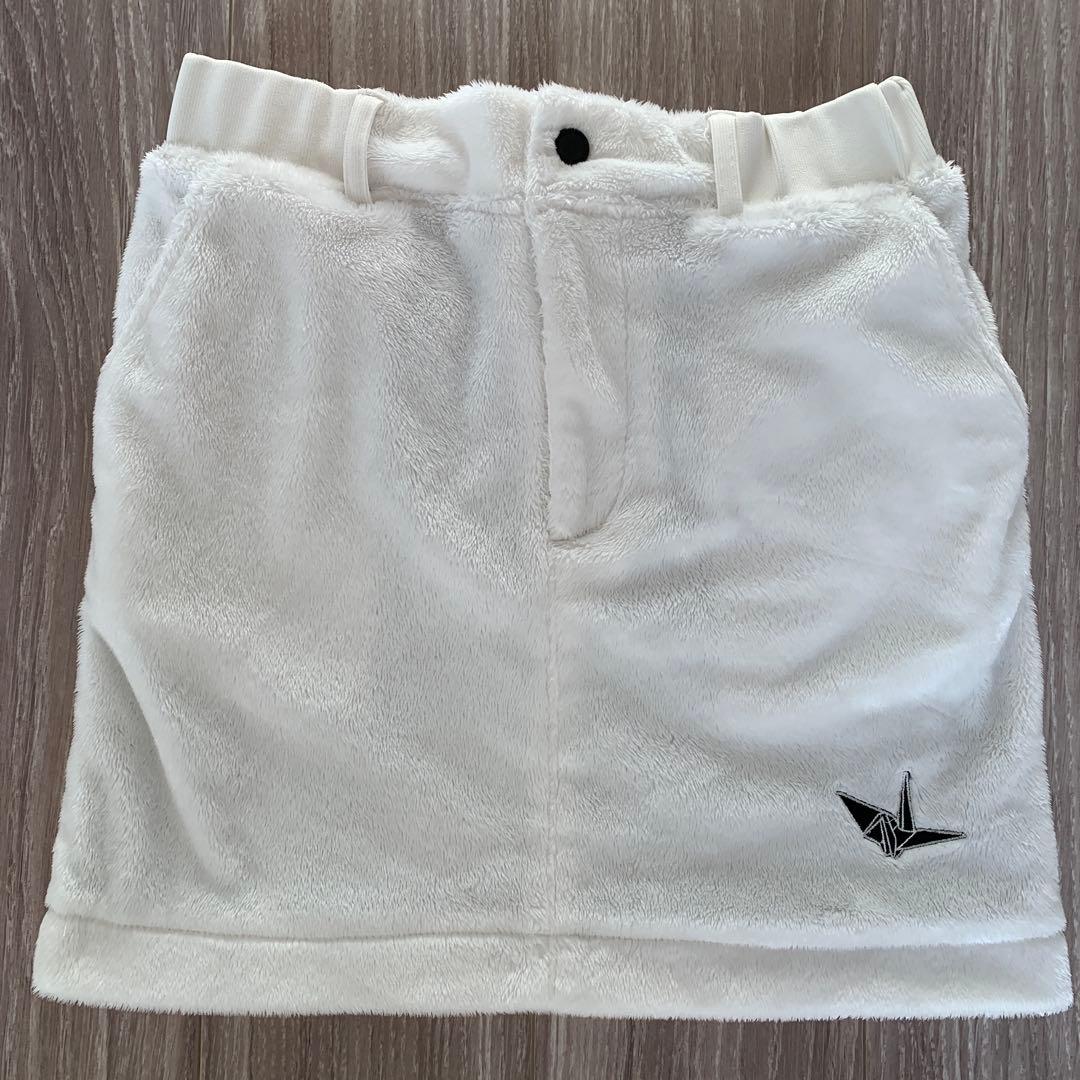 美品 ホワイトフリーススカート 1PIU1UGUALE3