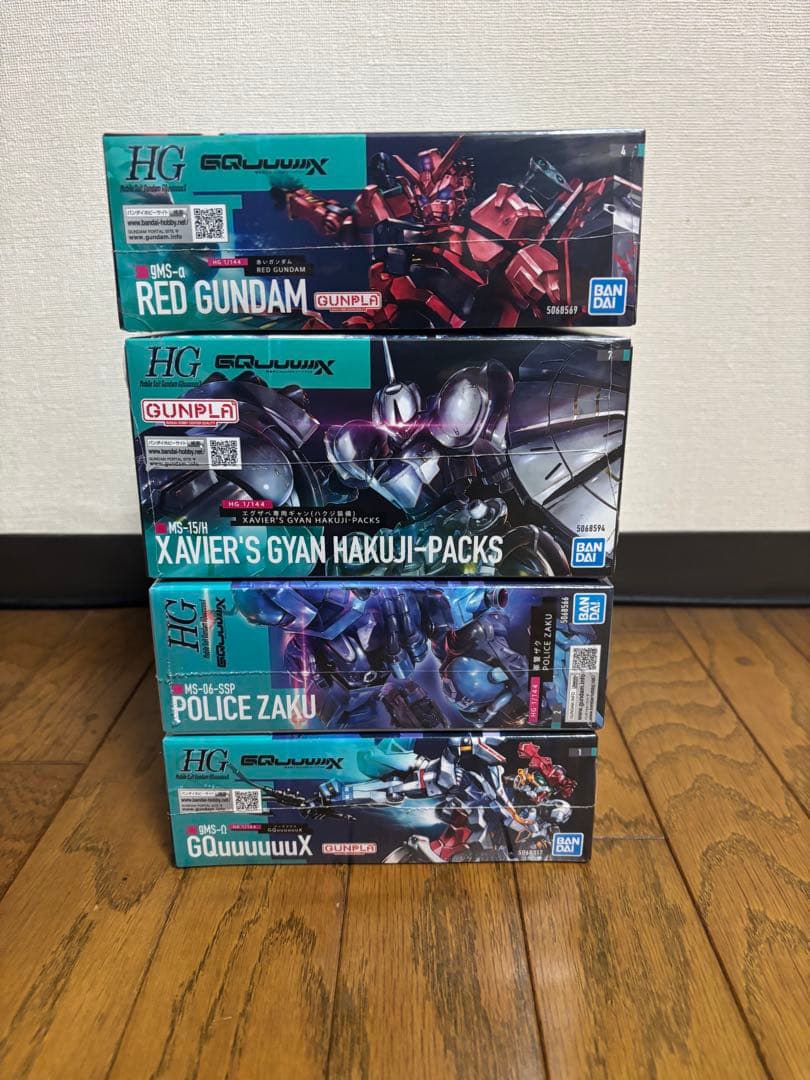 定価以下！ エグザベギャン+軍警ザク＋ジークアクス＋赤いガンダム ４体セット