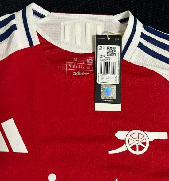 アーセナル　ライス　オーセンティック ホーム CL（M）2024-25