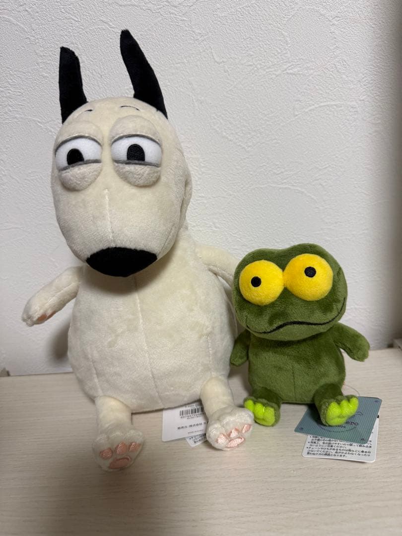 バムとケロ ぬいぐるみ タグ付き