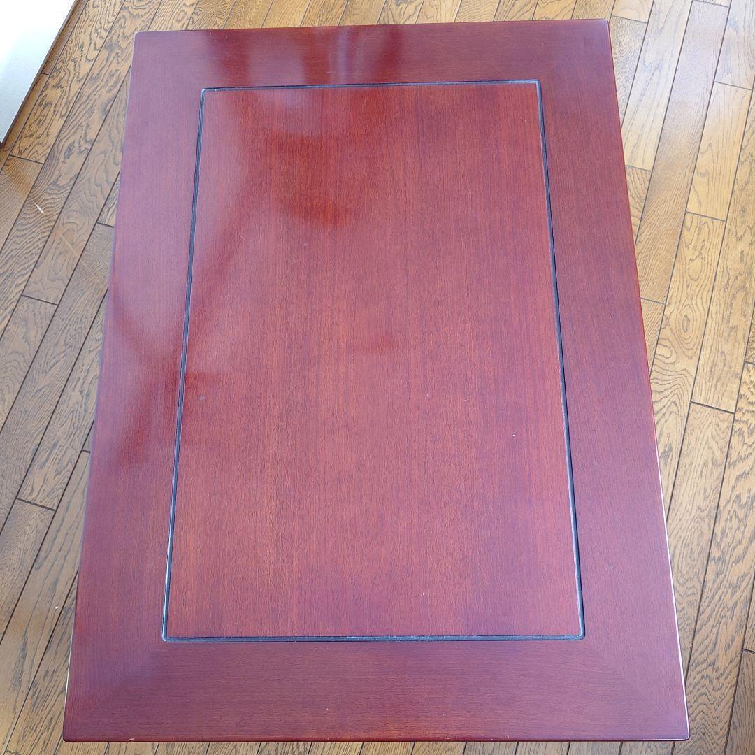 カリモク　ローテーブル　机　アンティーク家具